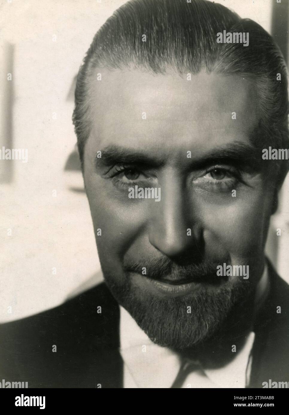 Ritratto dell'attore belga Victor Francen, anni '1930 Foto Stock