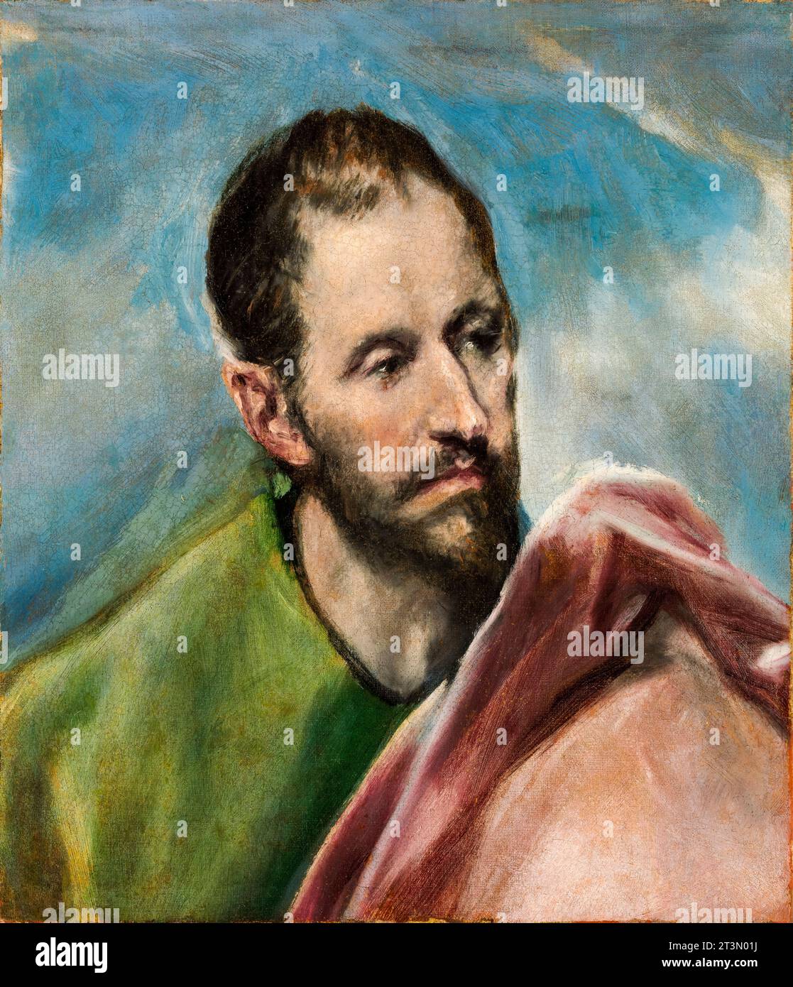 El Greco, San Giacomo il giovane, ritratto dipinto ad olio su tela, 1600 Foto Stock