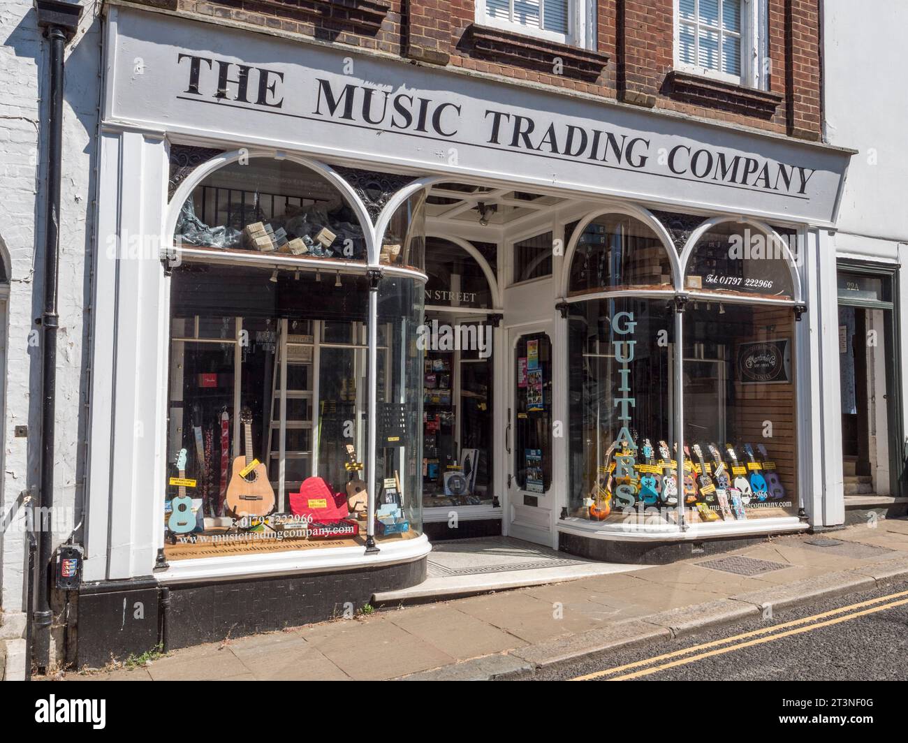 The Music Trading Company di Rye, East Sussex, Regno Unito. Foto Stock