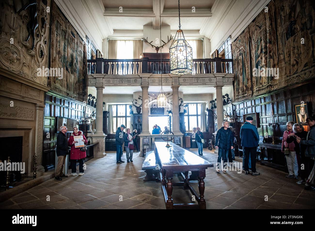 Hardwick Hall Foto Stock