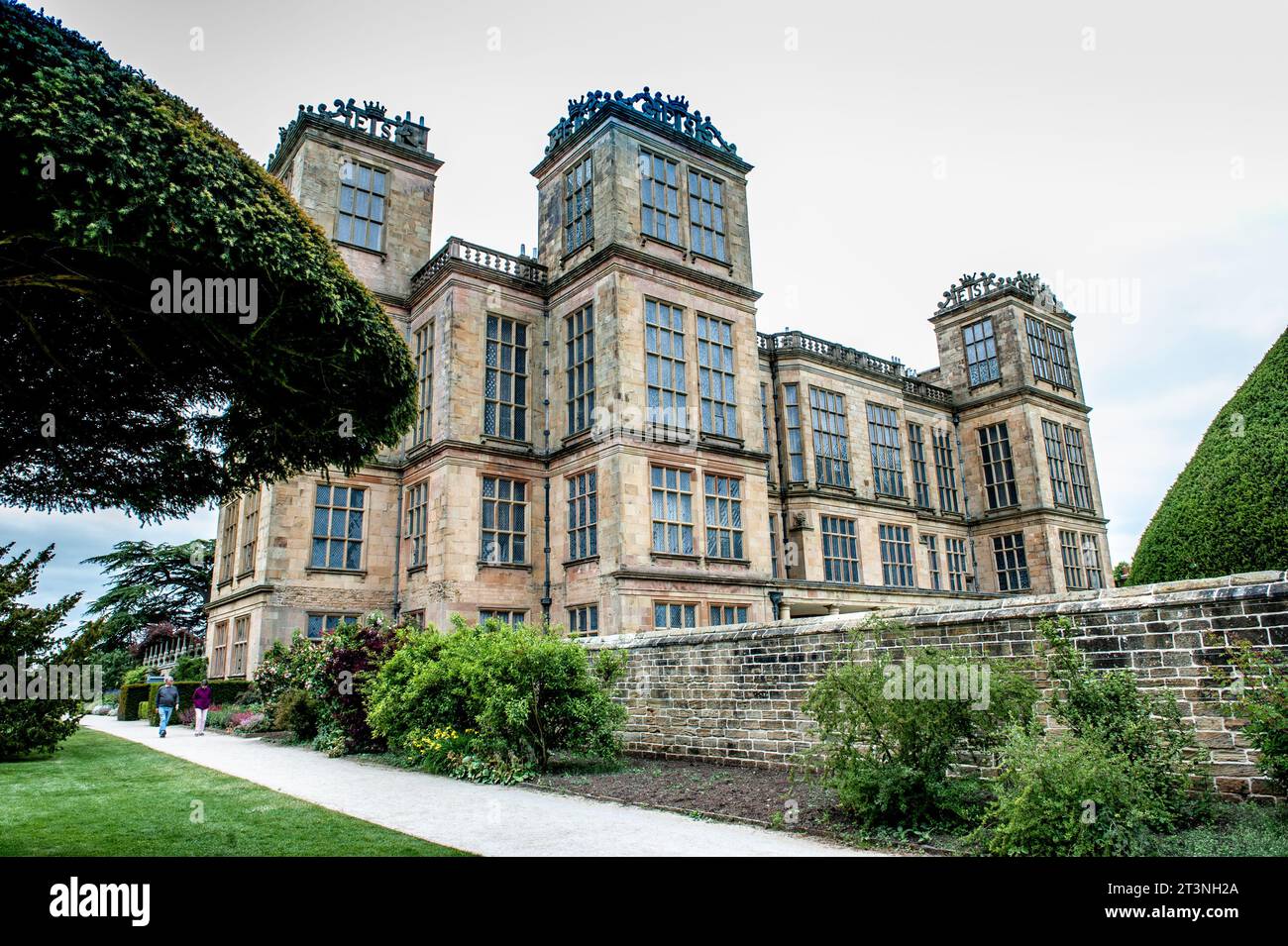 Hardwick Hall Foto Stock