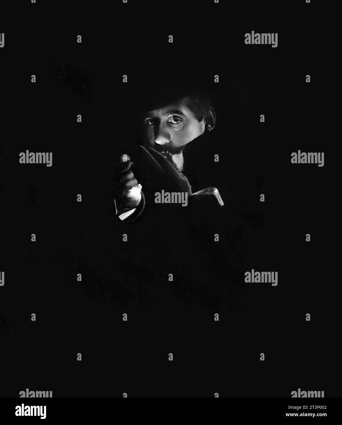 Giacomo Puccini, 1858–1924, compositore italiano, edito digitalmente secondo una fotografia Foto Stock