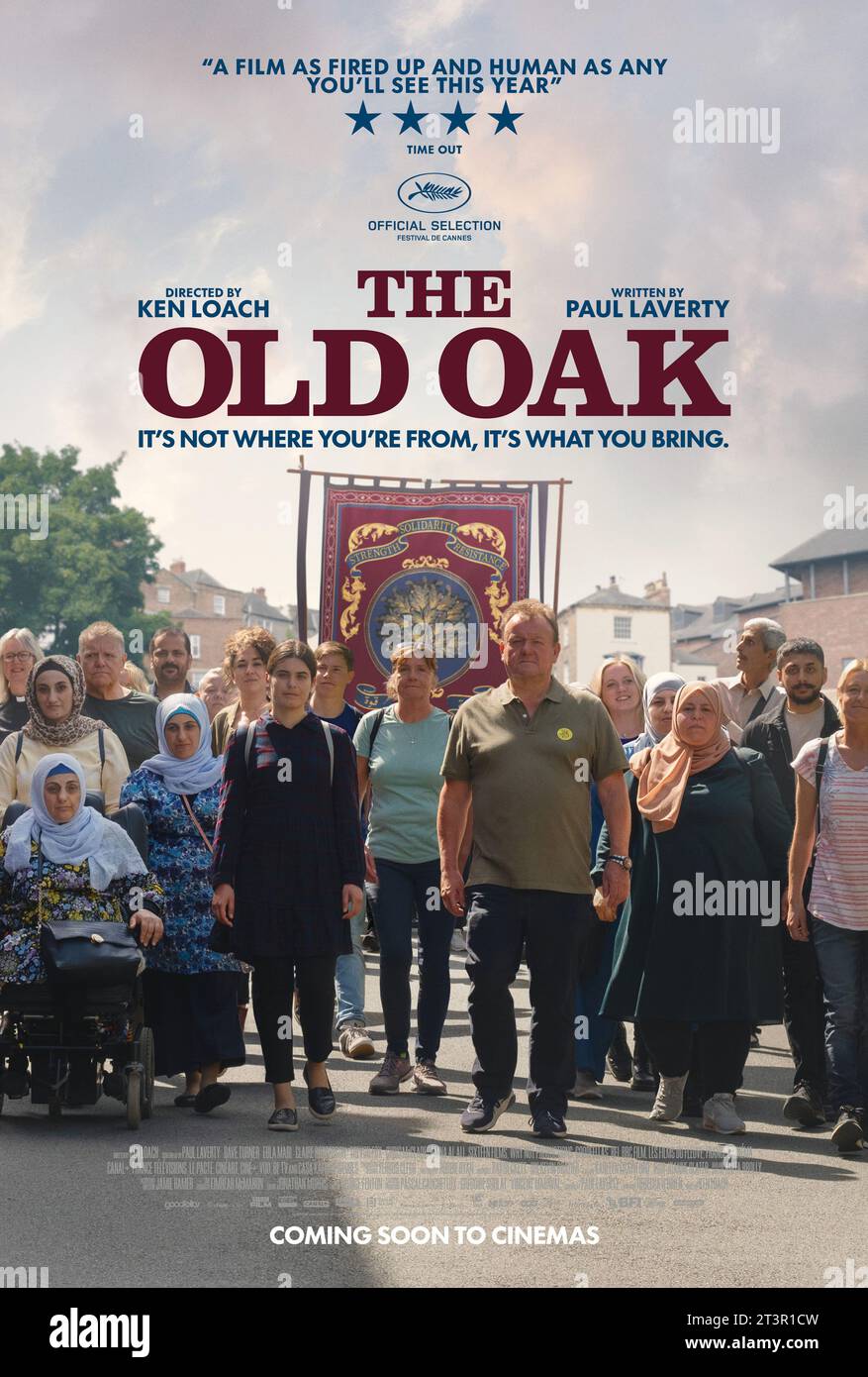 Il poster del film Old Oak Foto Stock