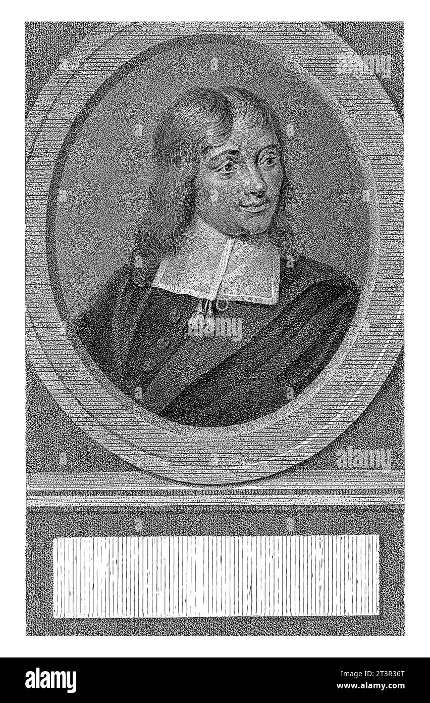 Ritratto di Antonius Heinsius, Lambertus Antonius Claessens, dopo G. v.d. Oakwood, c. 1792 - c. 1808 Foto Stock