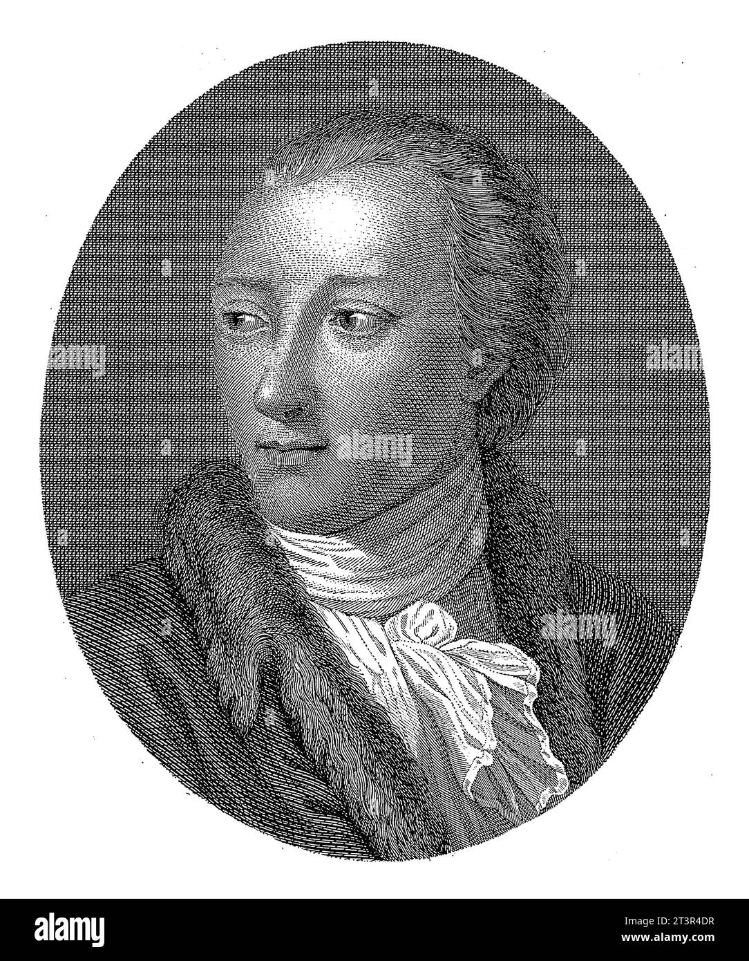 Ritratto del giurista e filosofo Gaetano Filangieri, Paolo Caronni, dopo Giuseppe Longhi, 1789 - 1842, vintage inciso. Foto Stock