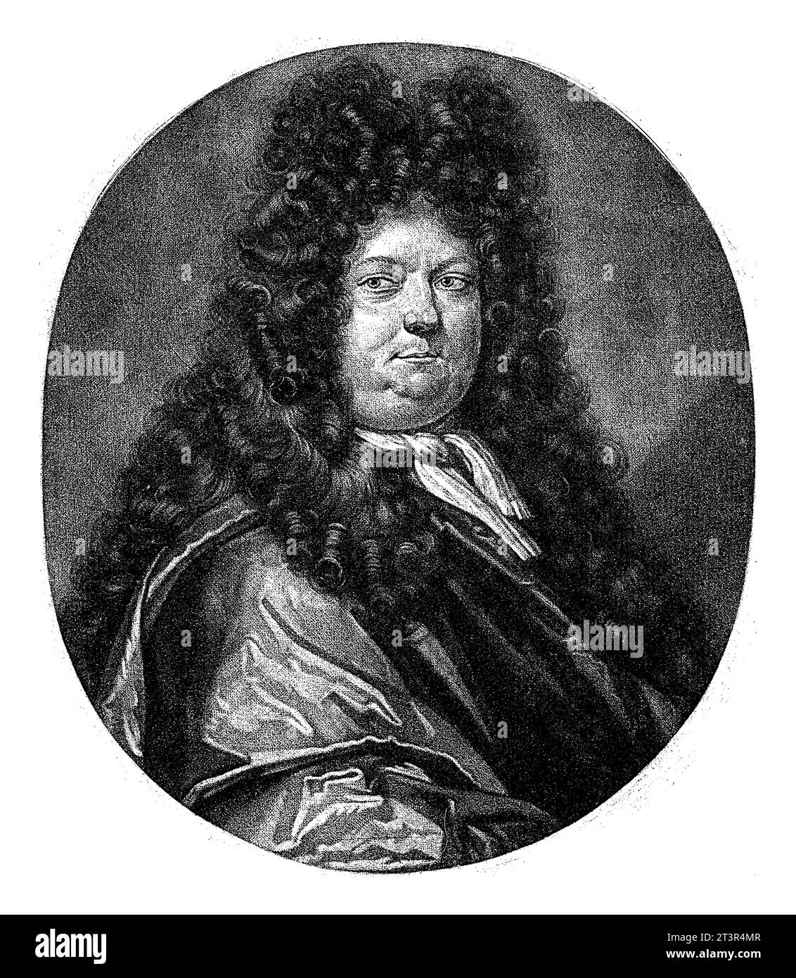 Ritratto di Henricus Huls, Pieter Schenk (i), 1670 - 1713 Foto Stock