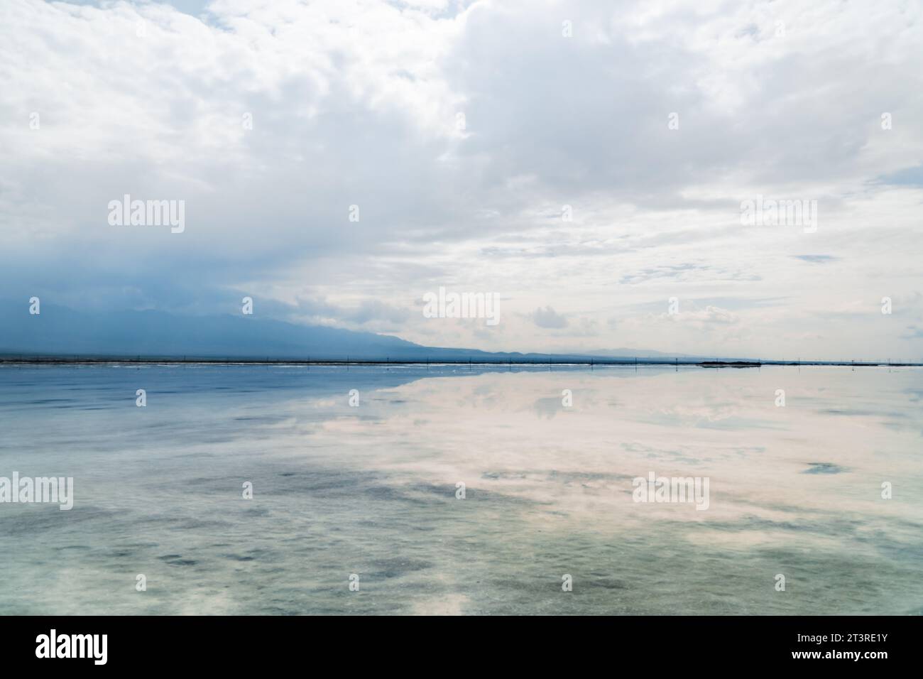 Il Regno del cielo del Lago Salato di Chaka nella provincia di Qinghai, Cina Foto Stock