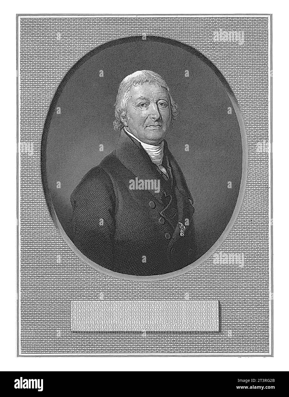 Ritratto di Johannes Hendricus van der Palm, Philippus Velijn, dopo Charles Howard Hodges, 1797 - 1836 Ritratto di Johannes Hendricus van der Palm, m Foto Stock