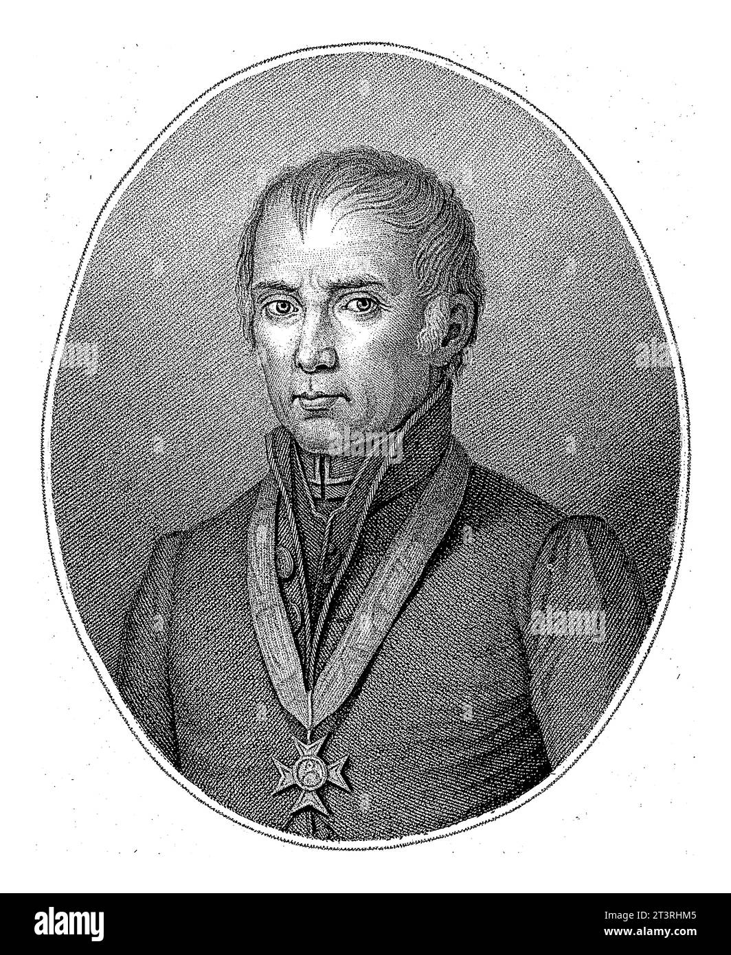 Ritratto di Pietro Stancovich, Giacomo Aliprandi, dopo Rizzatto, c. 1775 - c. 1825 Ritratto di Pietro Stancovich in ovale. Sotto il ritratto il suo nome Foto Stock