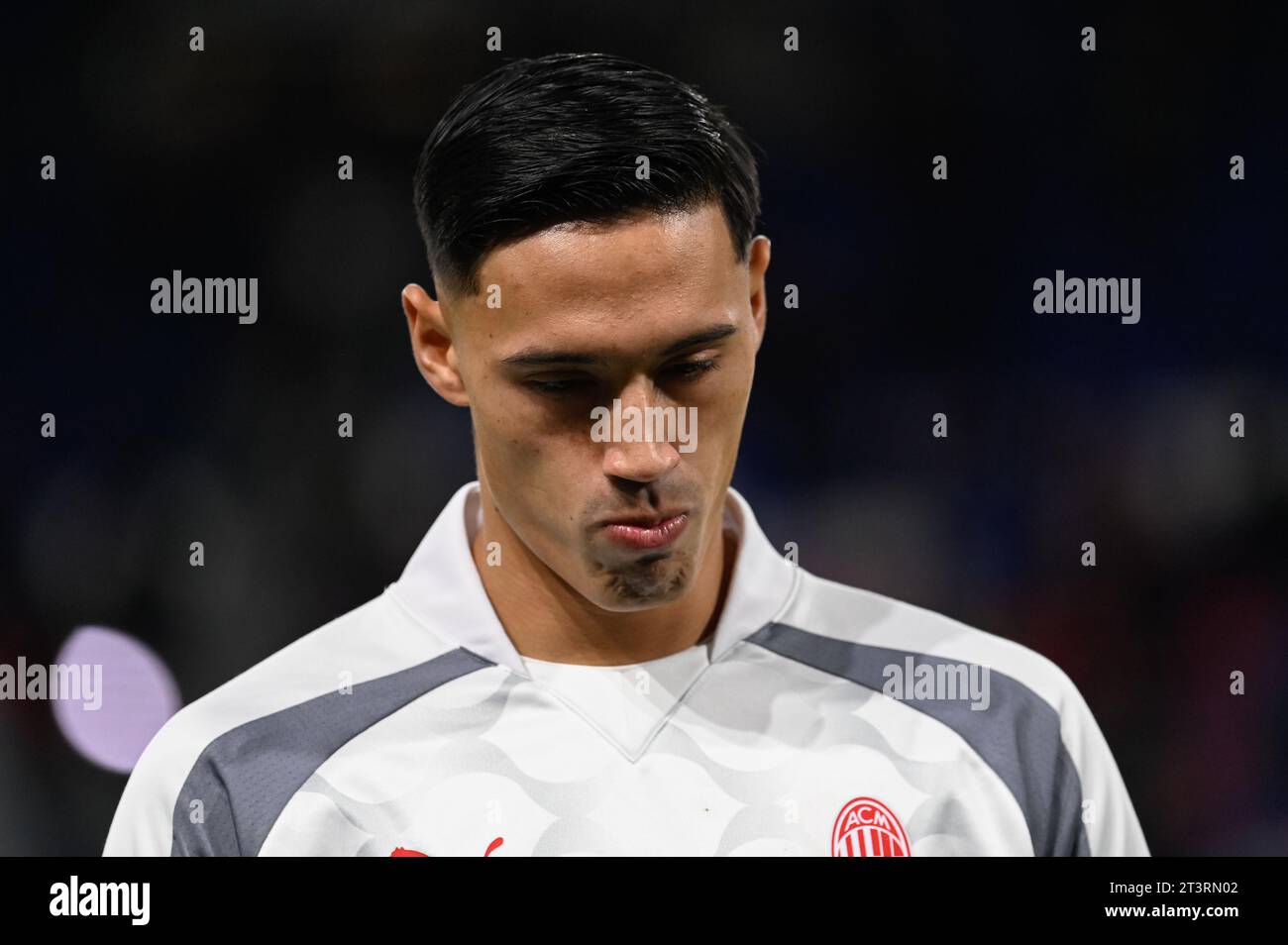 Parigi, Francia. 25 ottobre 2023. Julien Mattia/le Pictorium - partita PSG - AC Milan - 25/10/2023 - Francia/Ile-de-France (regione)/Parigi - Tijani Reijnders durante la terza partita del gruppo F di Champions League tra PSG e AC Milan al Parc de Princes il 25 ottobre 2023. Crediti: LE PICTORIUM/Alamy Live News Foto Stock