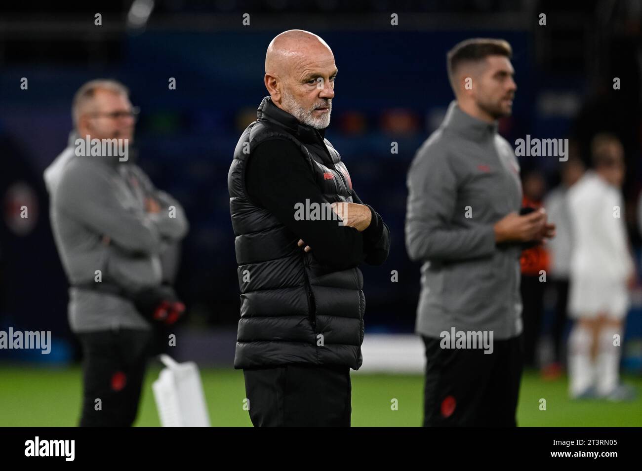 Parigi, Francia. 25 ottobre 2023. Julien Mattia/le Pictorium - partita PSG - AC Milan - 25/10/2023 - Francia/Ile-de-France (regione)/Parigi - Stefano pioli durante la terza partita del gruppo F di Champions League tra PSG e AC Milan al Parc de Princes il 25 ottobre 2023. Crediti: LE PICTORIUM/Alamy Live News Foto Stock