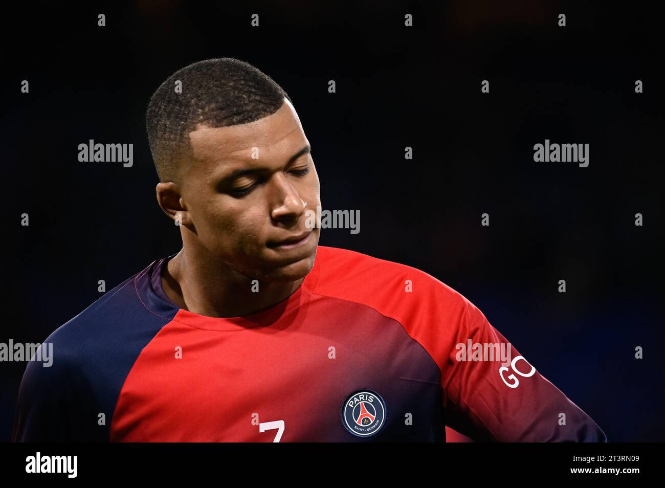 Parigi, Francia. 25 ottobre 2023. Julien Mattia/le Pictorium - partita PSG - AC Milan - 25/10/2023 - Francia/Ile-de-France (regione)/Parigi - Kylian Mbappe durante la terza partita del gruppo F di Champions League tra PSG e AC Milan al Parc de Princes il 25 ottobre 2023. Crediti: LE PICTORIUM/Alamy Live News Foto Stock