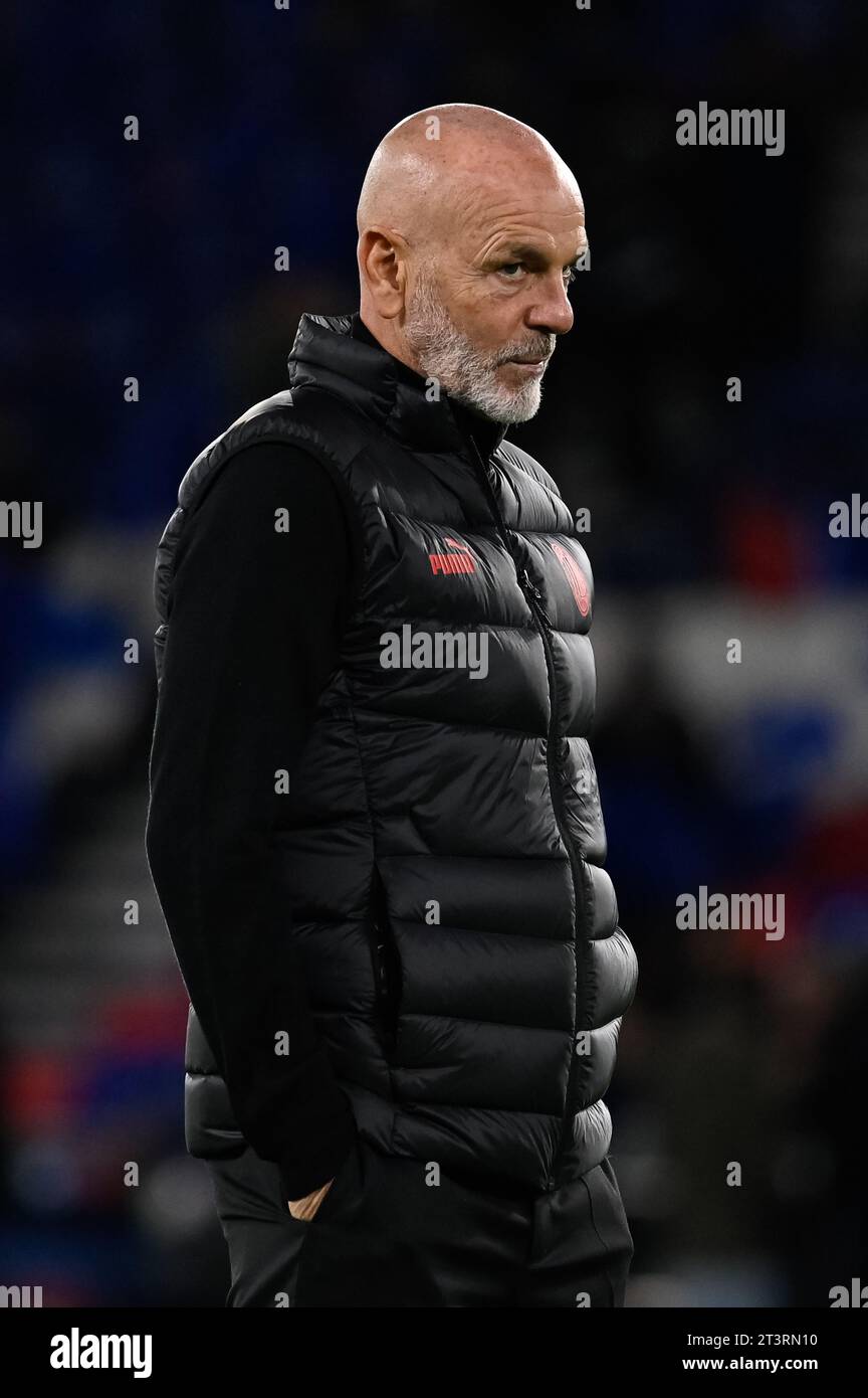 Parigi, Francia. 25 ottobre 2023. Julien Mattia/le Pictorium - partita PSG - AC Milan - 25/10/2023 - Francia/Ile-de-France (regione)/Parigi - Stefano pioli durante la terza partita del gruppo F di Champions League tra PSG e AC Milan al Parc de Princes il 25 ottobre 2023. Crediti: LE PICTORIUM/Alamy Live News Foto Stock