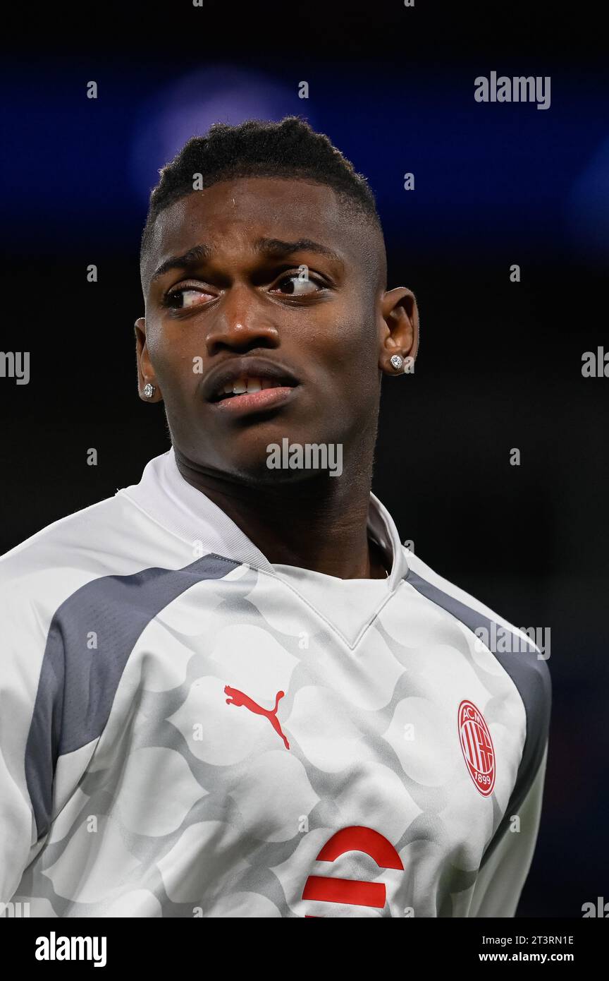 Parigi, Francia. 25 ottobre 2023. Julien Mattia/le Pictorium - partita PSG - AC Milan - 25/10/2023 - Francia/Ile-de-France (regione)/Parigi - Rafael Leao durante la terza partita del gruppo F di Champions League tra PSG e AC Milan al Parc de Princes il 25 ottobre 2023. Crediti: LE PICTORIUM/Alamy Live News Foto Stock