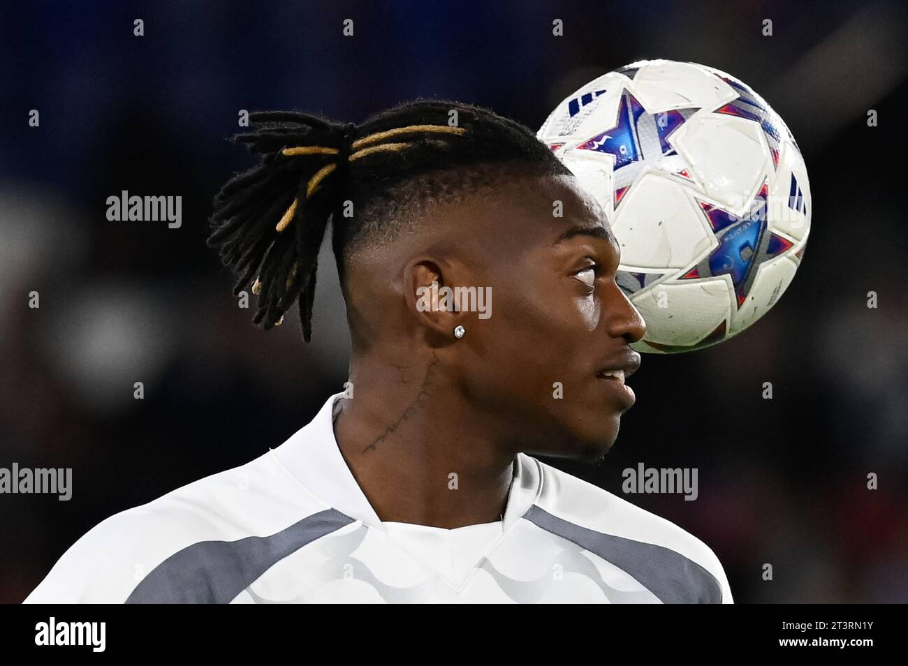 Parigi, Francia. 25 ottobre 2023. Julien Mattia/le Pictorium - partita PSG - AC Milan - 25/10/2023 - Francia/Ile-de-France (regione)/Parigi - Rafael Leao durante la terza partita del gruppo F di Champions League tra PSG e AC Milan al Parc de Princes il 25 ottobre 2023. Crediti: LE PICTORIUM/Alamy Live News Foto Stock