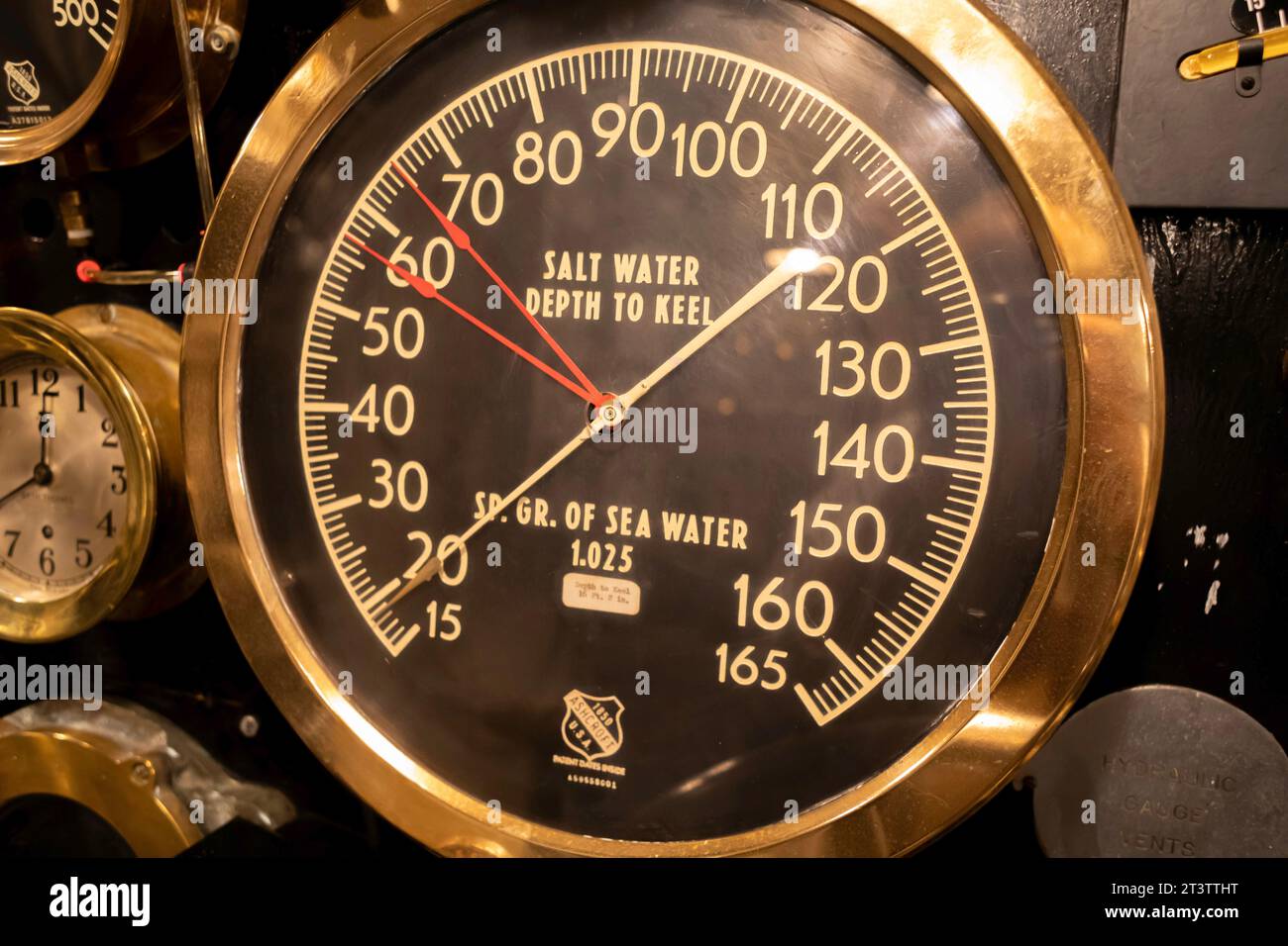 Muskegon, Michigan - la USS Silversides, un sottomarino classe Gato della seconda guerra mondiale, presso l'USS Silversides Submarine Museum. Foto Stock