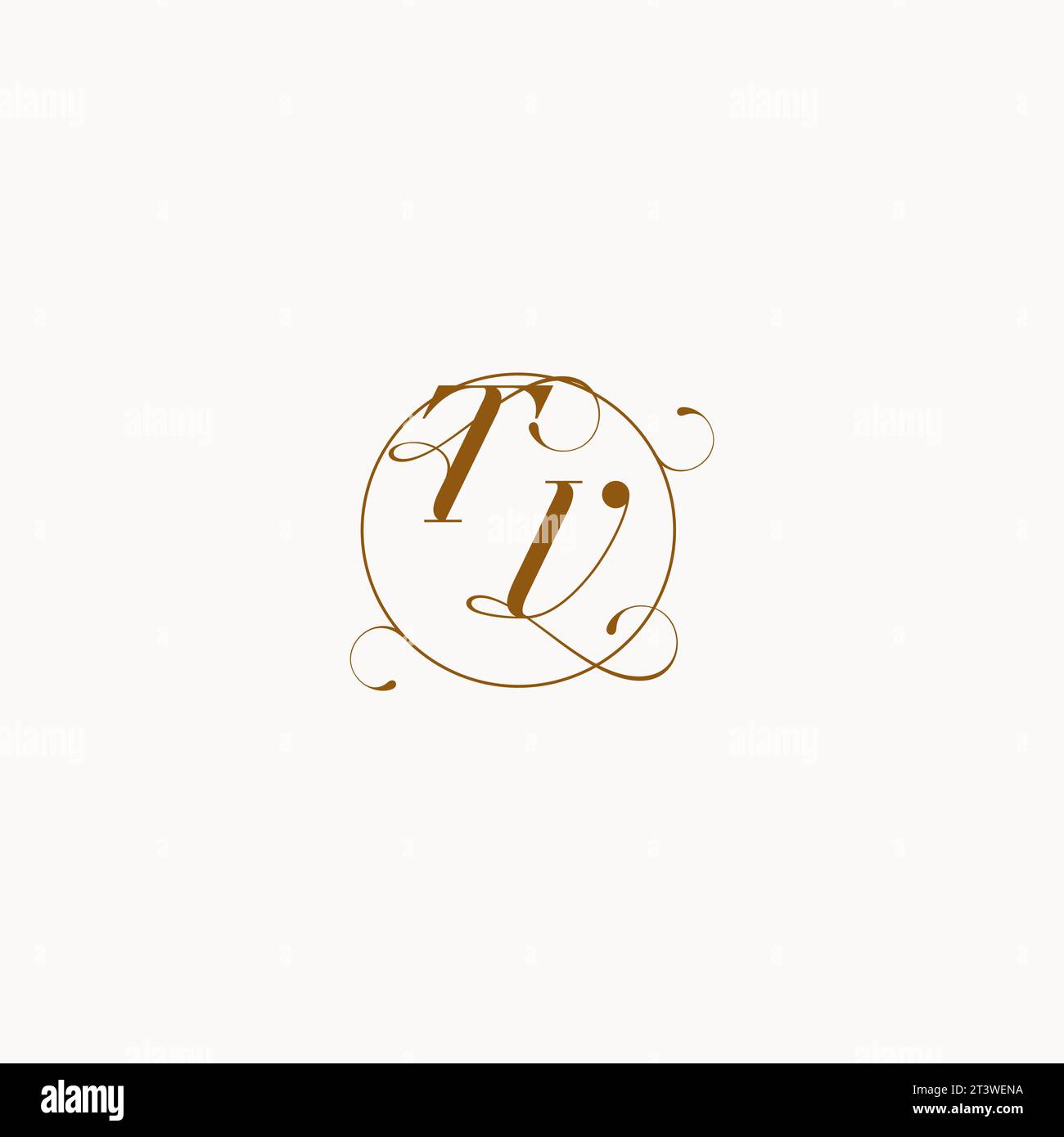 Il logo del matrimonio è un simbolo esclusivo del tuo matrimonio e puoi usarlo sulla cancelleria del tuo matrimonio Illustrazione Vettoriale