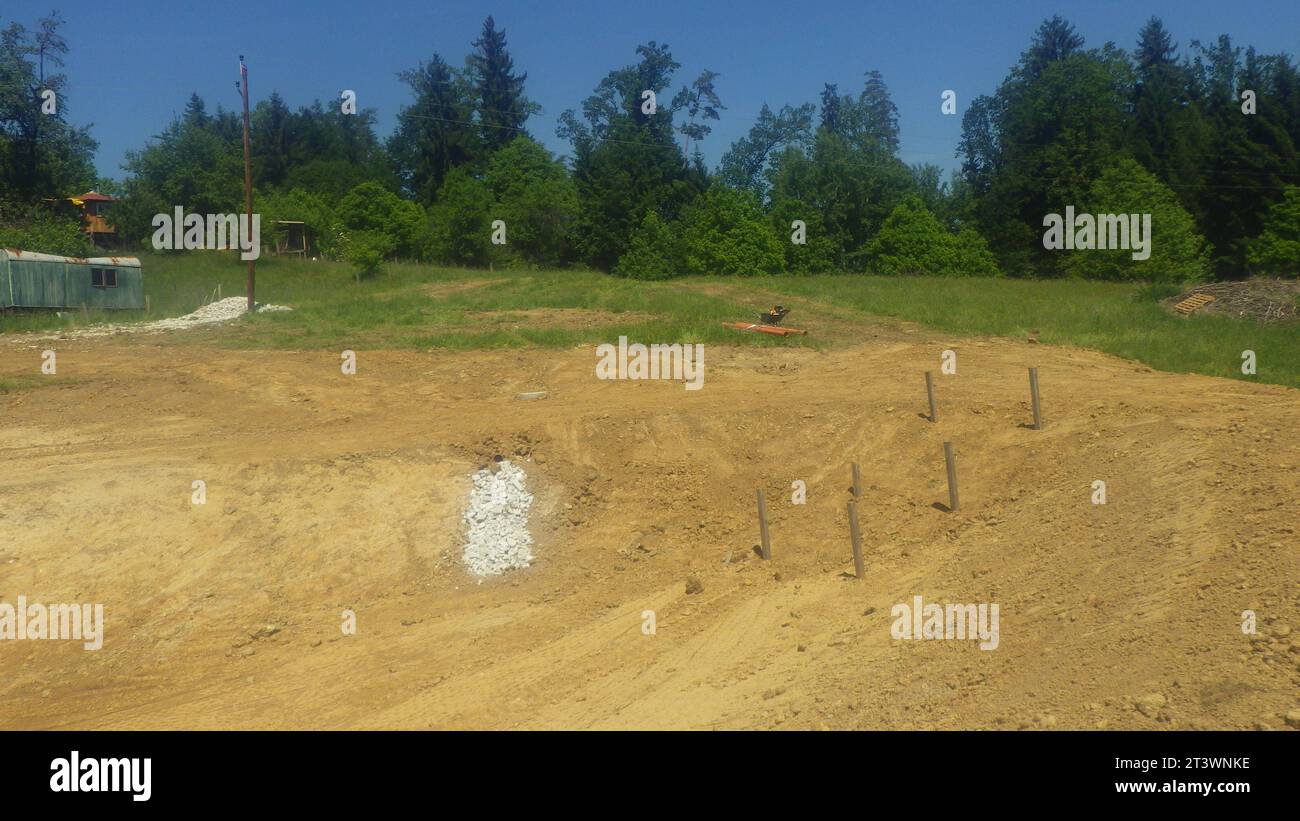 Costruzione di laghetti per la progettazione di giardini acquatici stagno e paesaggio naturale credito: Imago/Alamy Live News Foto Stock