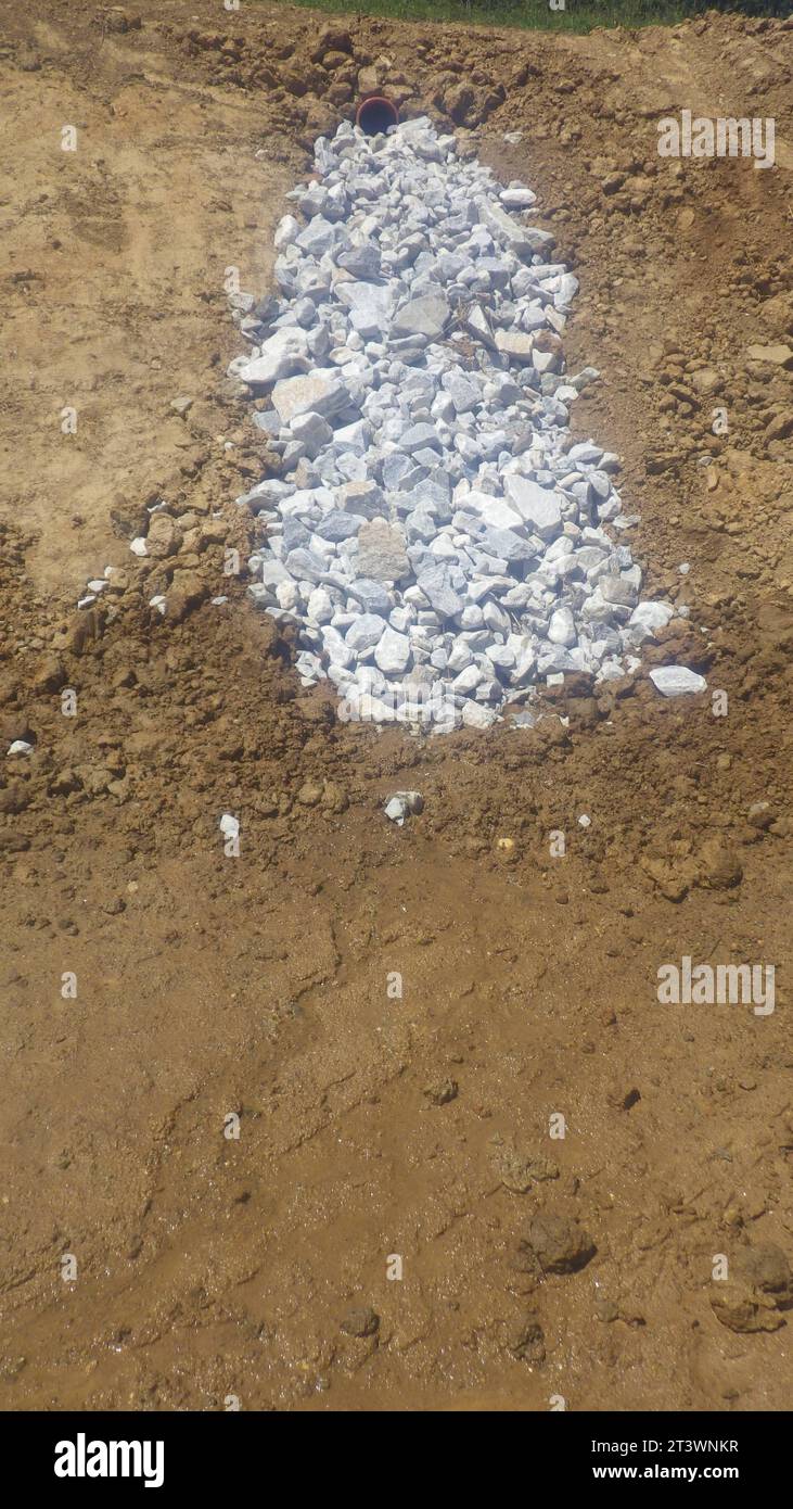 Costruzione di laghetti per la progettazione di giardini acquatici stagno e paesaggio naturale credito: Imago/Alamy Live News Foto Stock