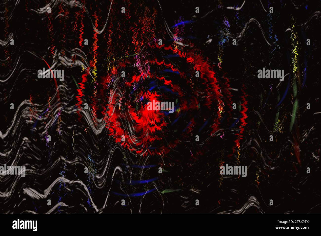 ABSTRACTART : ONDE DI VITA Foto Stock