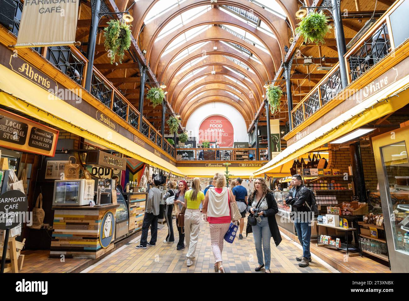 Mercato inglese , 1788. Cork, Irlanda, Regno Unito. Foto Stock