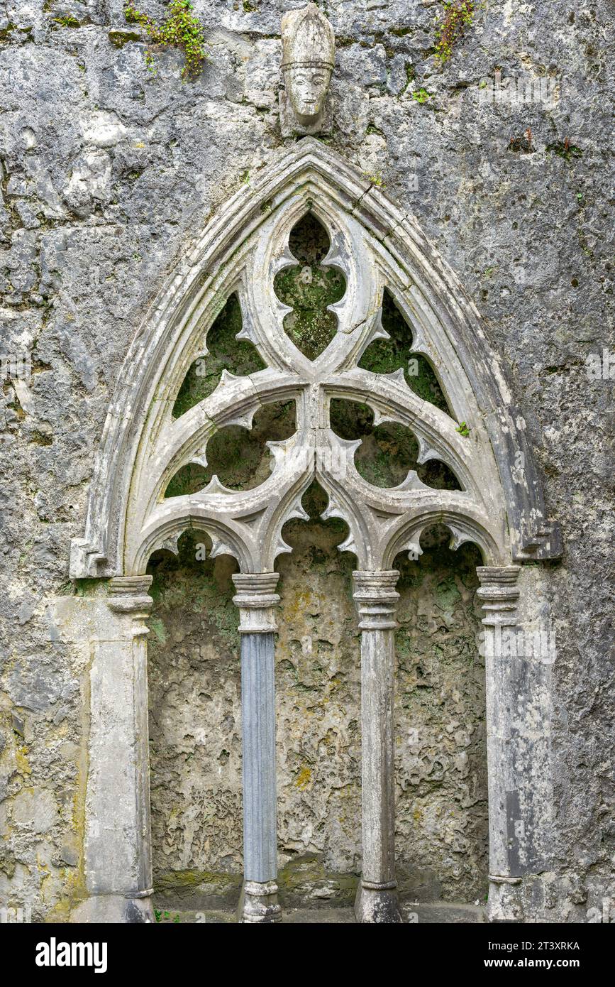 Kilfenora Medieval Cathedral (Saint Fachtnanrsquo),The Burren, County Clare, Irlanda, Regno Unito. Foto Stock
