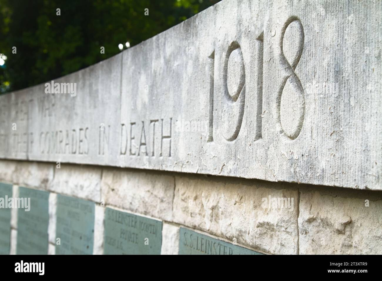 L'Hollybrook War Memorial al personale dell'esercito e dell'aeronautica che morì a Sea nella prima guerra mondiale. Southampton, Regno Unito Foto Stock