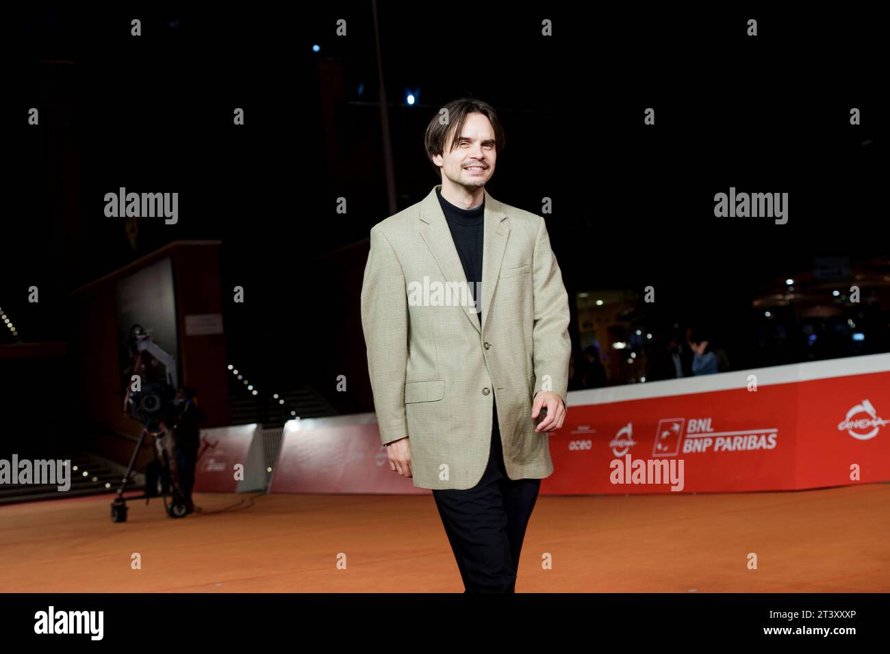 ROMA, ITALIA - OTTOBRE 26: Kristoffer Borgli partecipa al Red carpet per il film "Dream scenario" durante il 18° Festival del Cinema di Roma all'Auditorium Parc Foto Stock