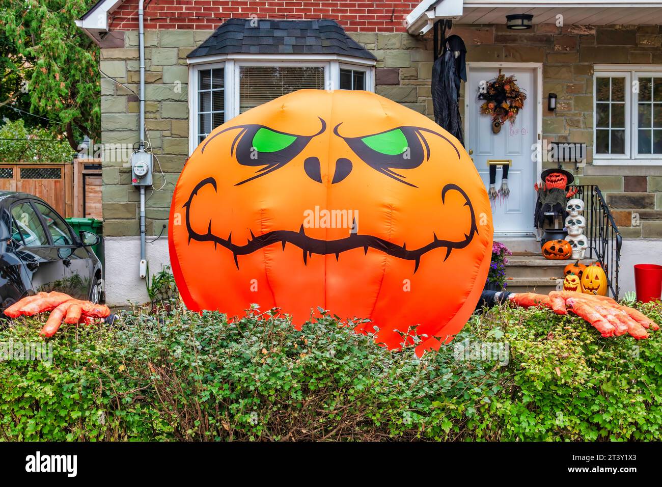 Halloween Pumpkinheads Foto Stock