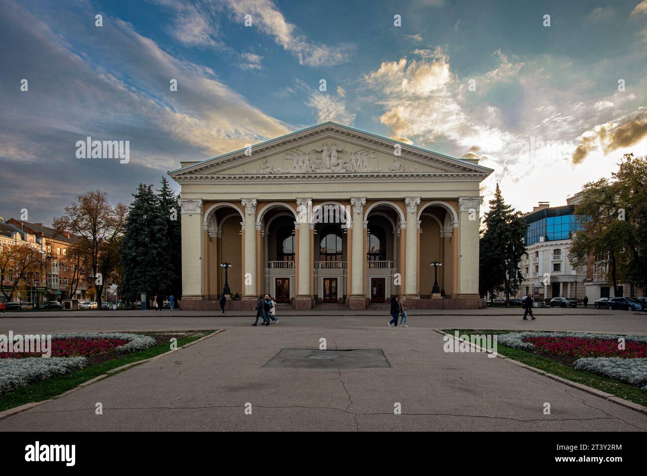 Vista panoramica dell'Ucraina prima della guerra Foto Stock