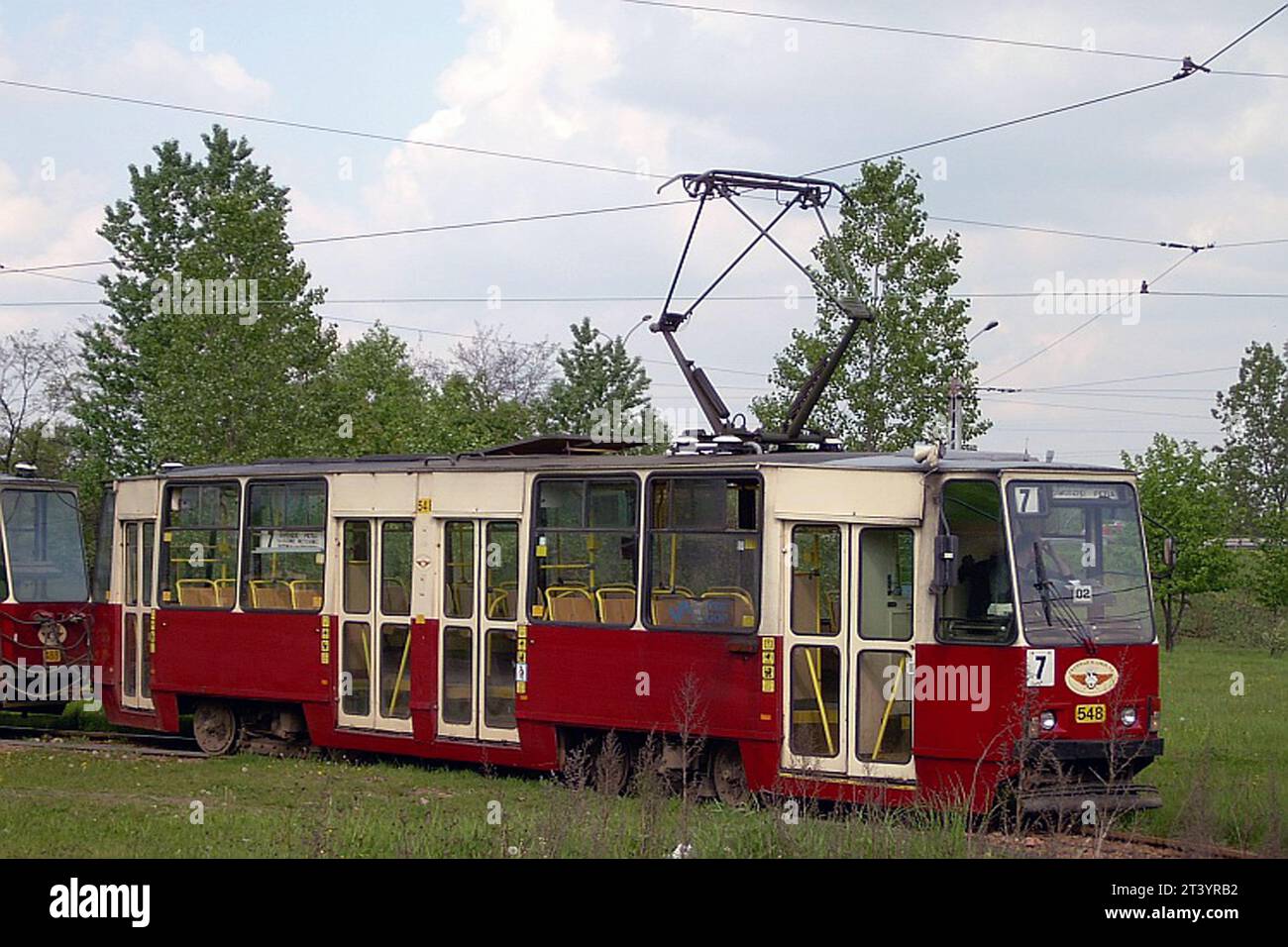 Sistema tranviario interurbano slesiano, Polonia, Tramwaje Konurbacji Foto Stock