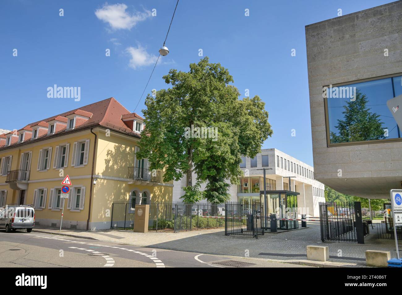 Bundesgerichtshof BGH, Herrenstraße, Karlsruhe, Baden-Württemberg, Deutschland Foto Stock