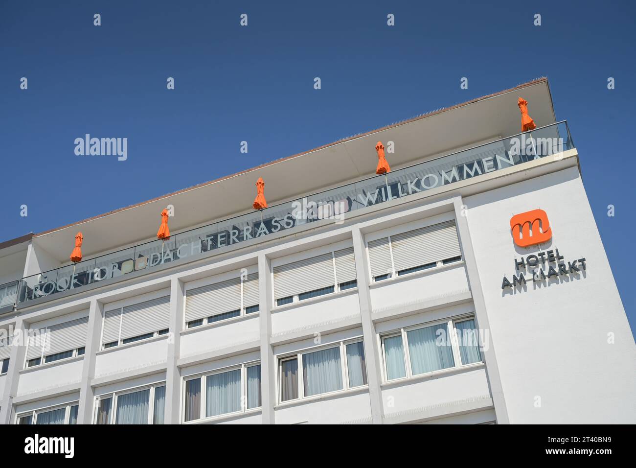 Hotel Am Markt, Kaiserstraße, Karlsruhe, Baden-Württemberg, Deutschland Foto Stock