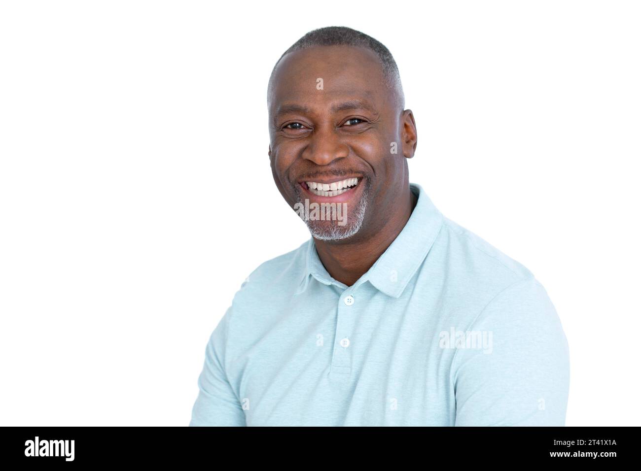 Uomo sorridente Foto Stock