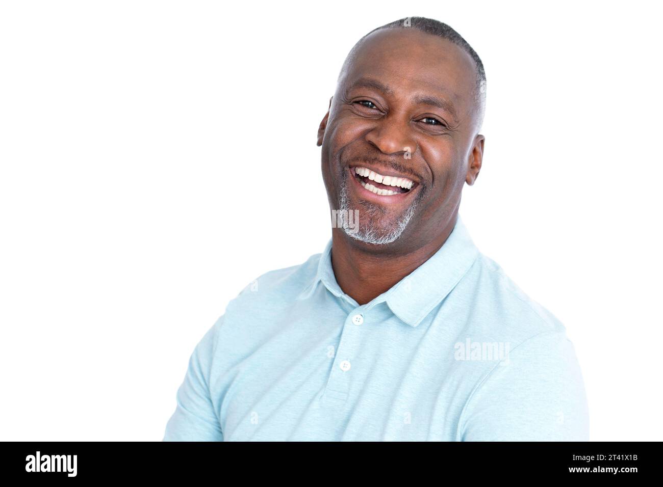 Uomo sorridente Foto Stock