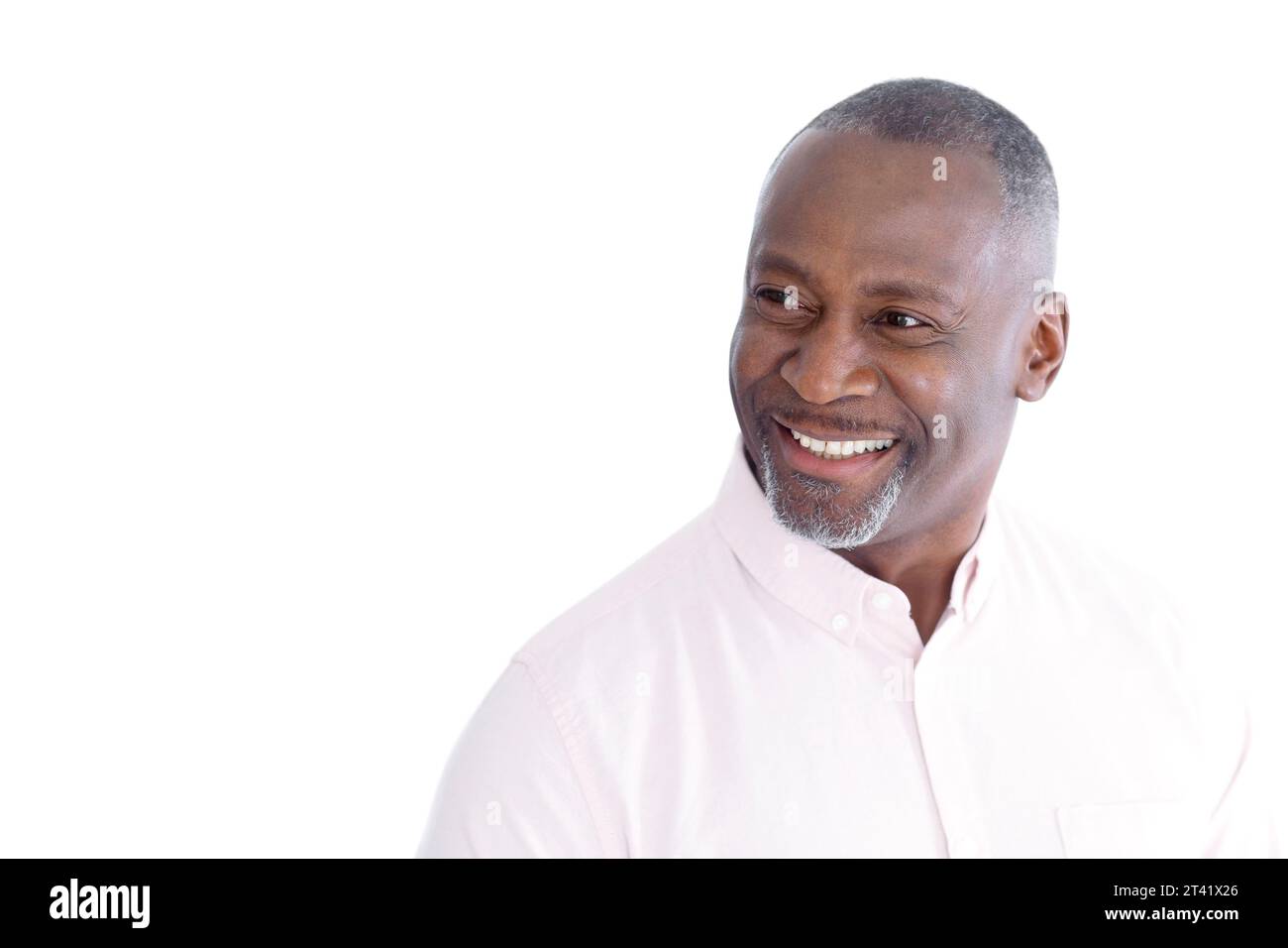Uomo sorridente Foto Stock
