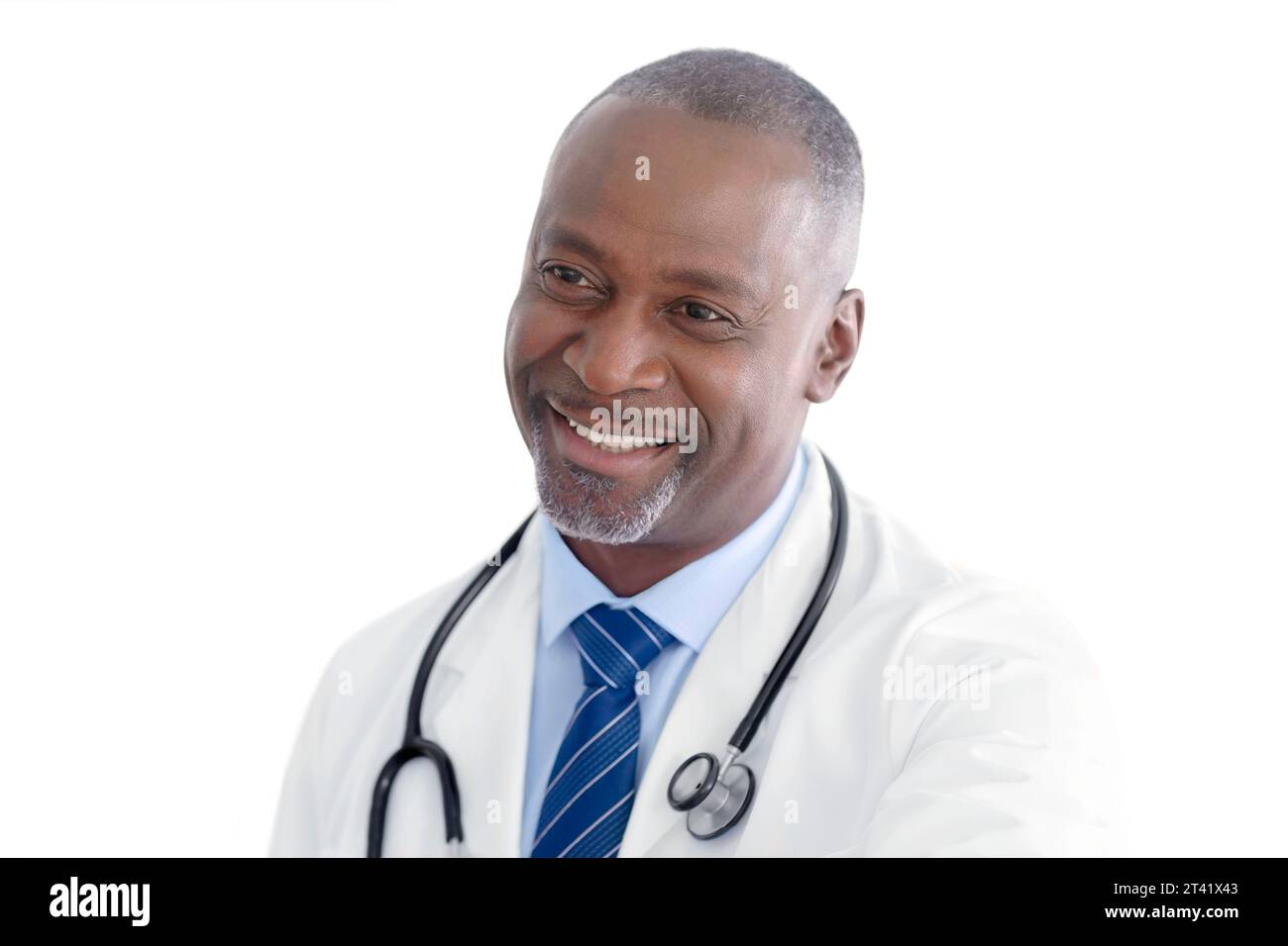 Medico felice Foto Stock