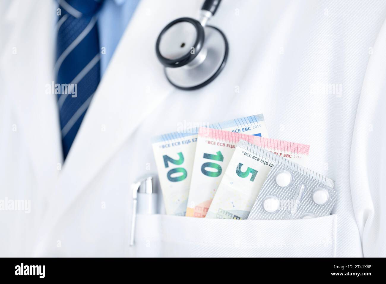 Costi sanitari, immagine concettuale Foto Stock