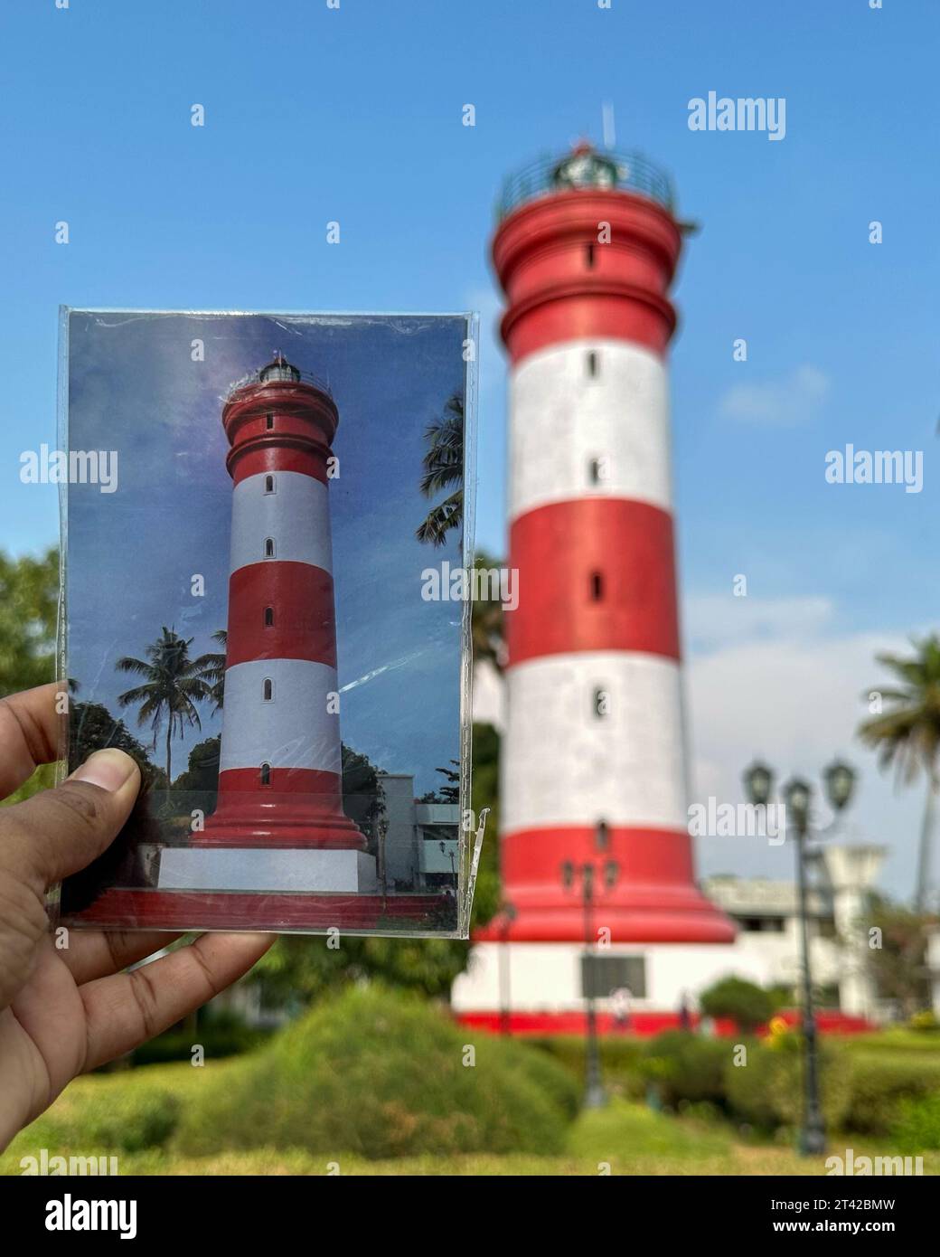 Light House - foto in foto Foto Stock