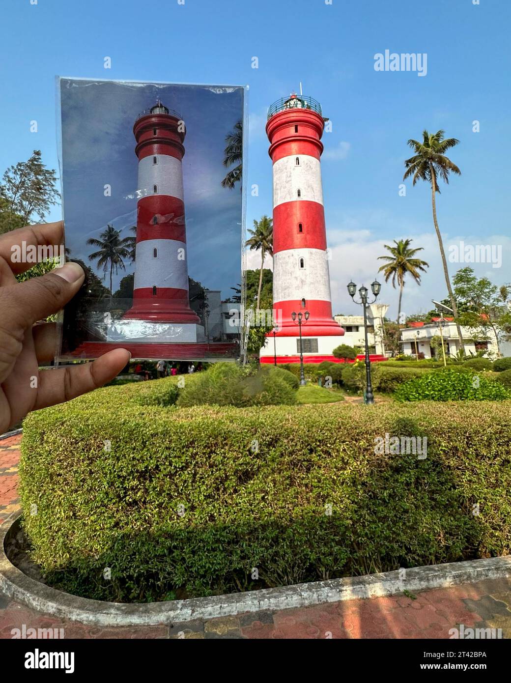 Light House - foto in foto Foto Stock