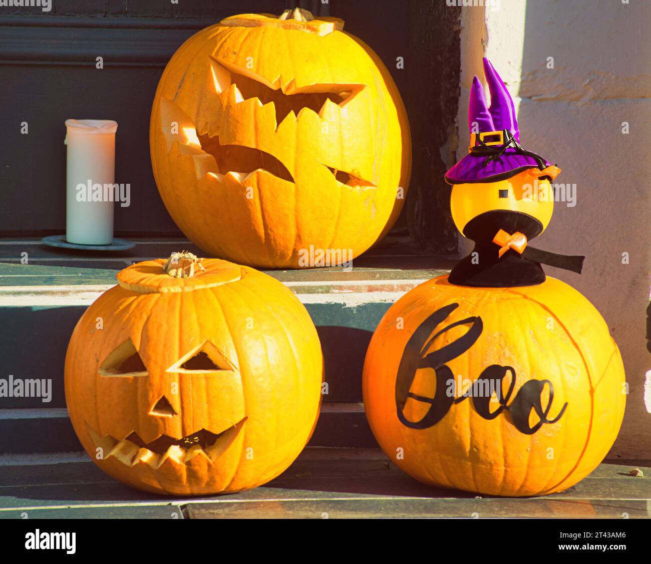 Glasgow, Scozia, Regno Unito. 28 ottobre 2023. Cartelli di Halloween nel centro città prima dell'evento. Credit Gerard Ferry/Alamy Live News Foto Stock