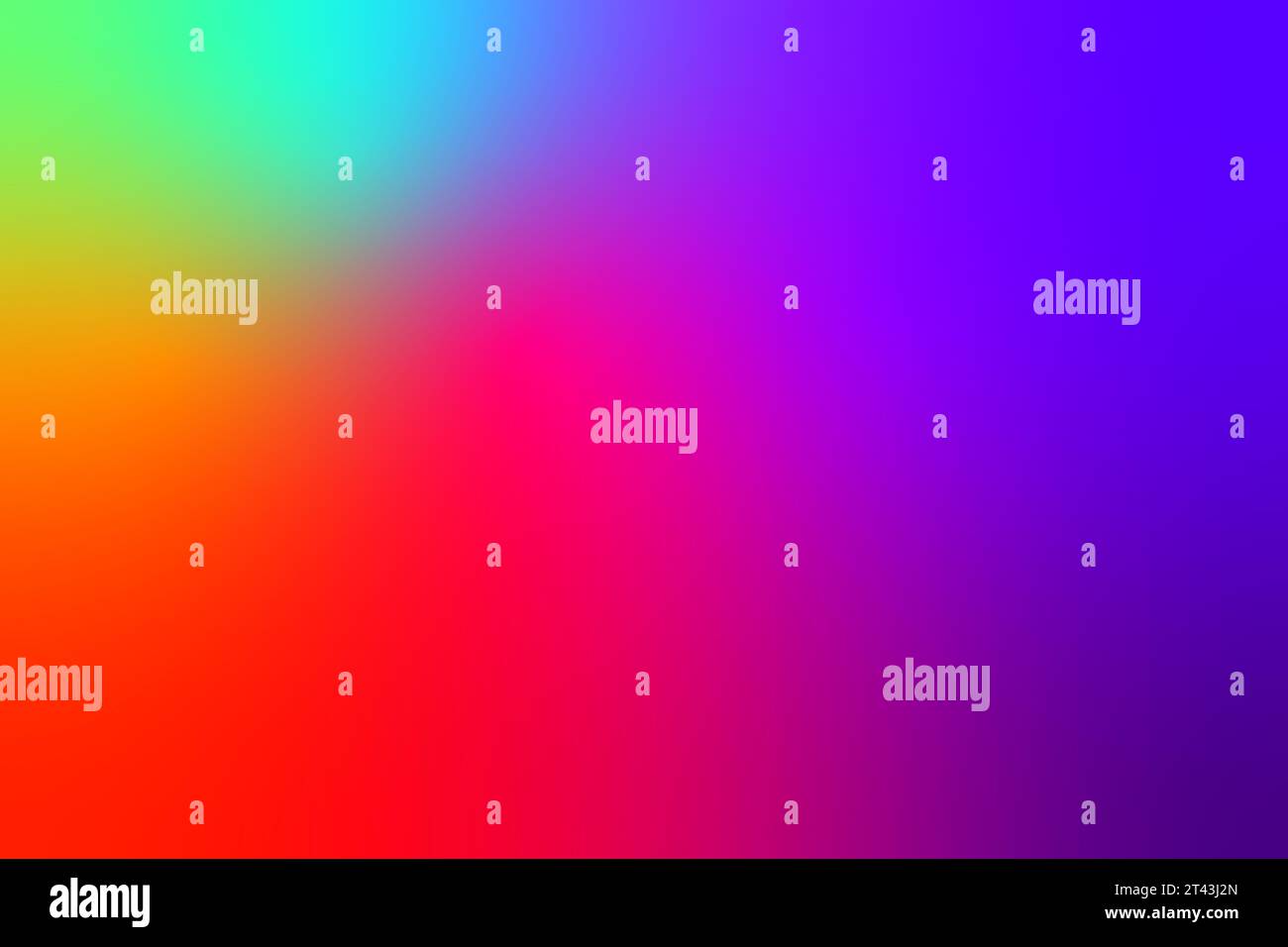 Arcobaleno vivace fusione di sfocature omogenee sfondo gradiente ad alta risoluzione Foto Stock