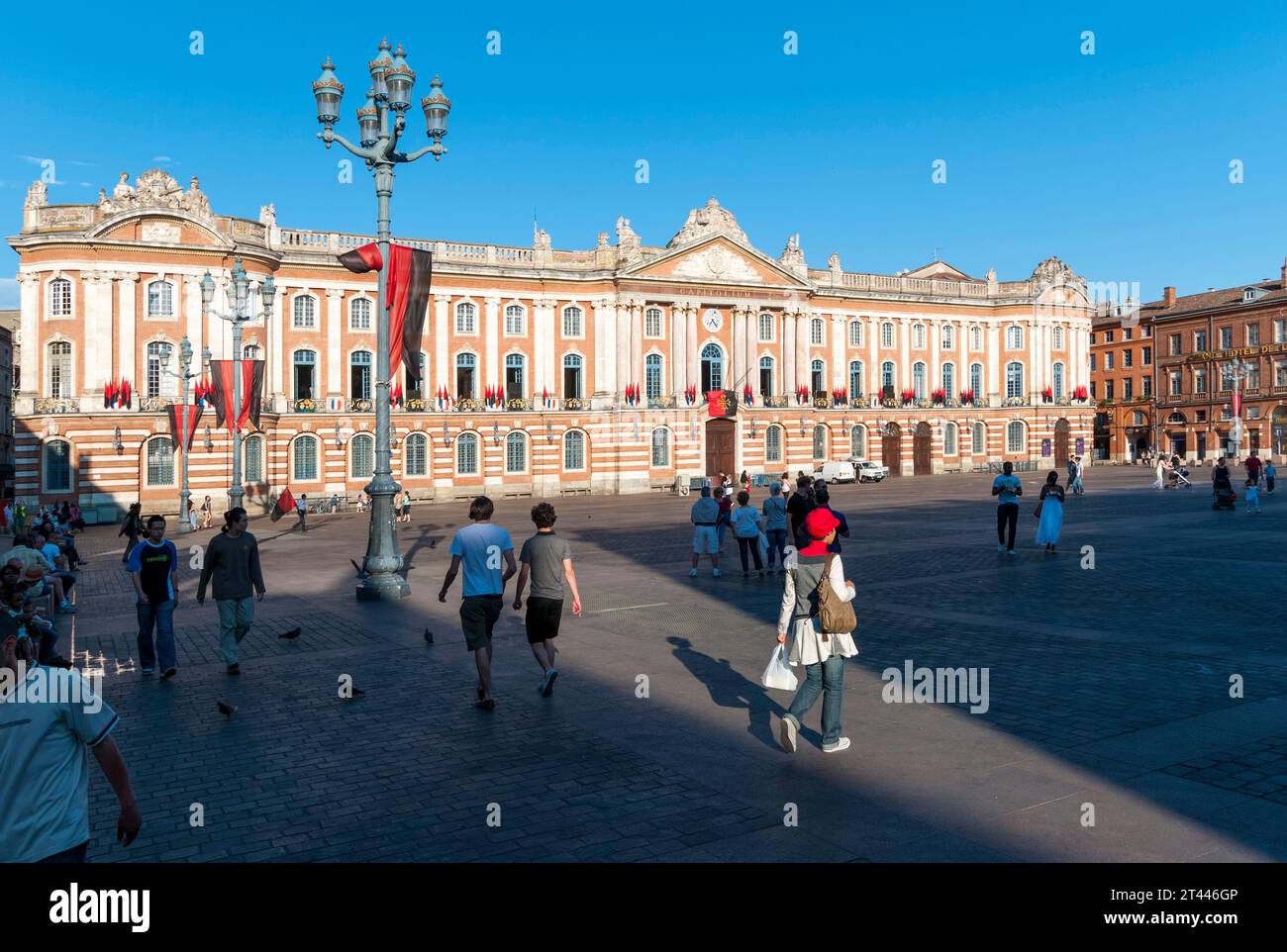 Capitole de Toulouse / il Municipio in Place du Capitole, Tolosa, Haute Garonne, , Occitanie, Francia Foto Stock