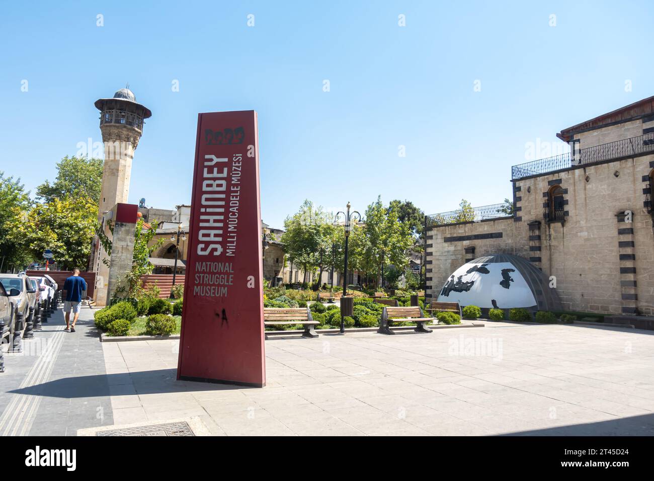 Gaziantep Turkey. museo nazionale della lotta all'esterno Foto Stock