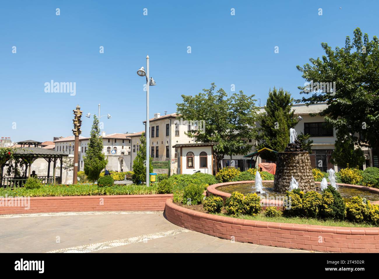 Residenze di Şehreküstü - punto di riferimento storico a Gaziantep, Türkiye Foto Stock