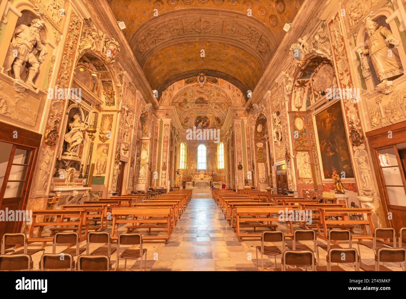 GENOVA, ITALIA - 8 MARZO 2023: Chiesa di San Rocco sopra Principe. Foto Stock