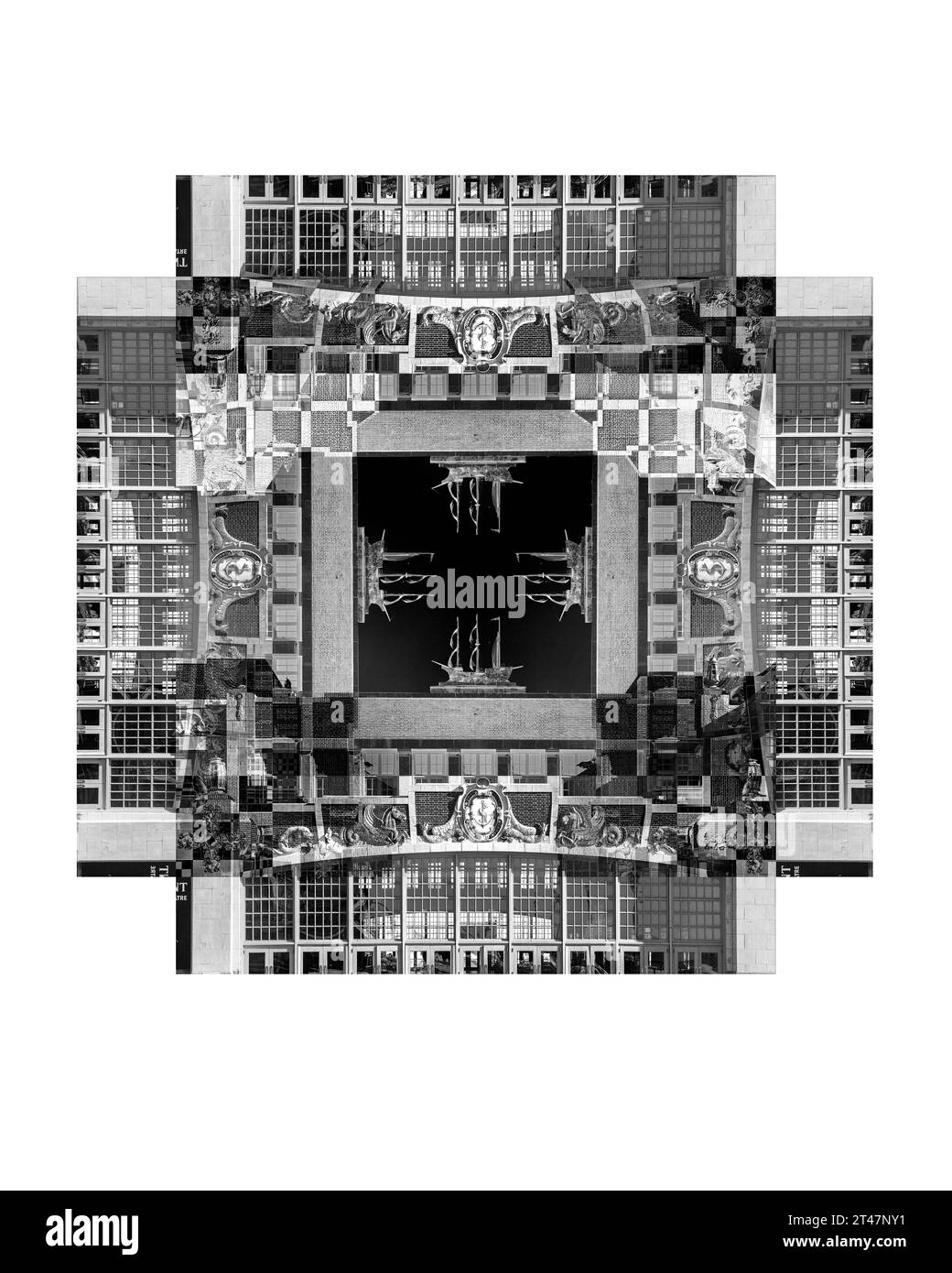 Caleidoscopio urbano Foto Stock