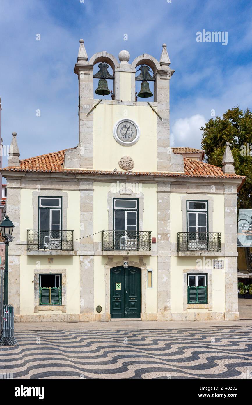 Antigos Paque do Concelho (vecchio municipio), Praka 5 de Outubro, Cascais, regione di Lisbona, Portogallo Foto Stock