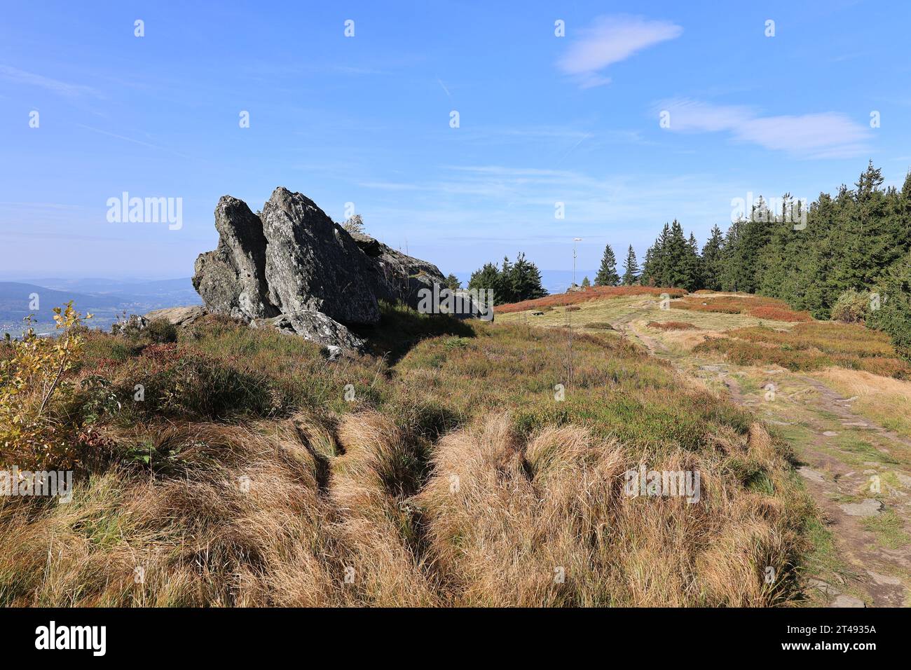 Wanderung auf den kleinen und den großen Osser Foto Stock