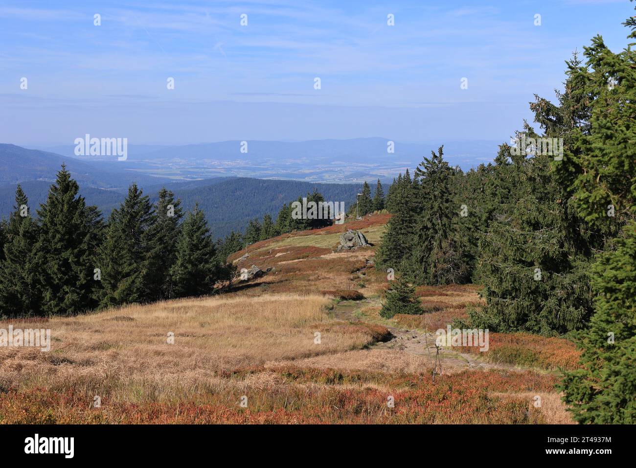 Wanderung auf den kleinen und den großen Osser Foto Stock